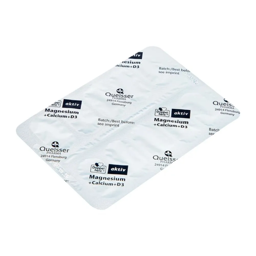 Viên uống Magnesium+Calcium+D3 Doppelherz Aktiv hỗ trợ cơ và xương khỏe mạnh (3 vỉ x 10 viên) 6