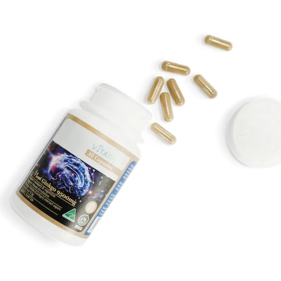Viên uống Maxi Ginkgo 9500mg Vitatree hỗ trợ tăng cường tuần hoàn máu não (Hộp 30 viên) 3