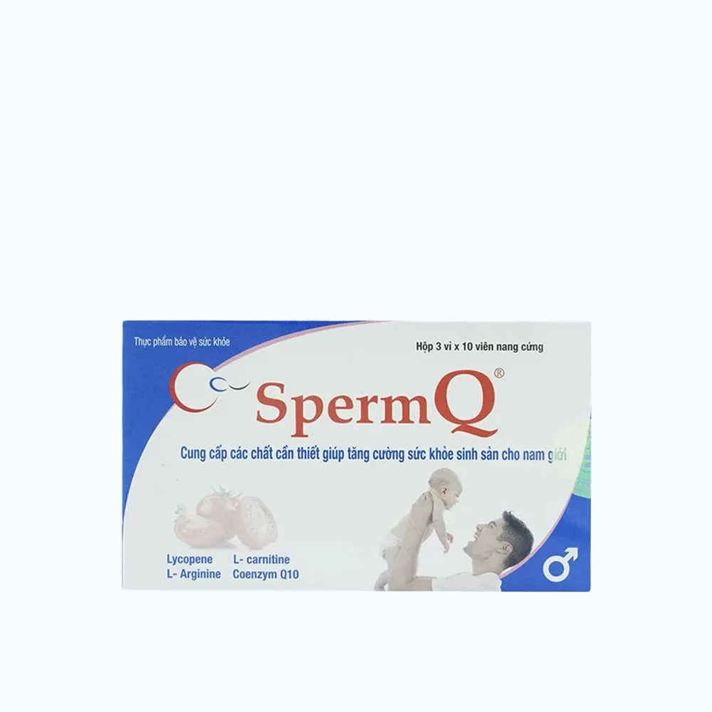 Viên uống Mediplantex SpermQ (Hộp 30 viên) hỗ trợ sinh lý nam giới