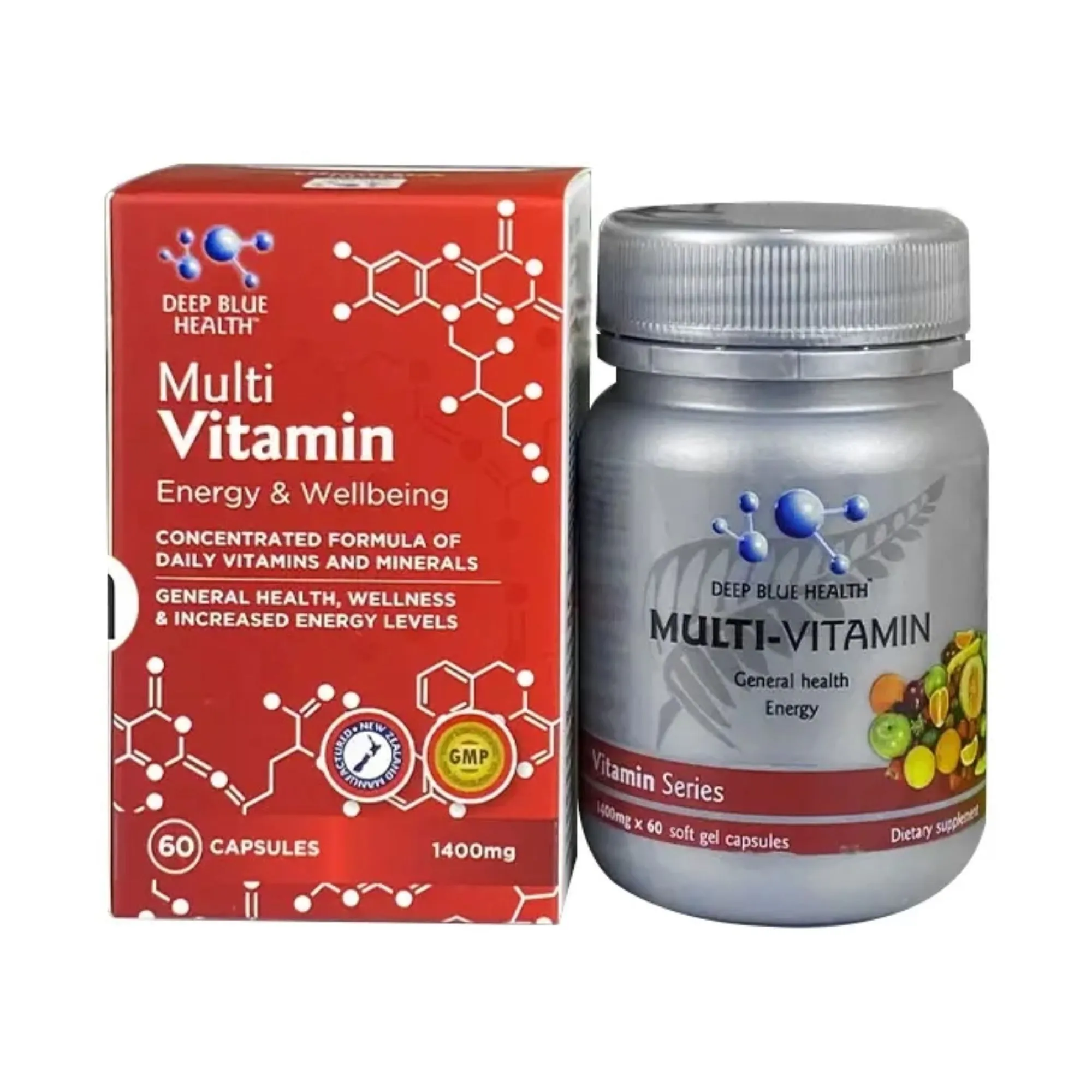 Viên uống Multi Vitamin Deep Blue Health – tăng đề kháng, bồi bổ sức khỏe (60 Viên) 2