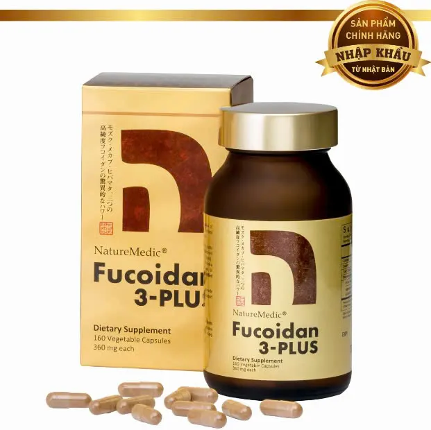 Viên uống NatureMedic Fucoidan 3-Plus