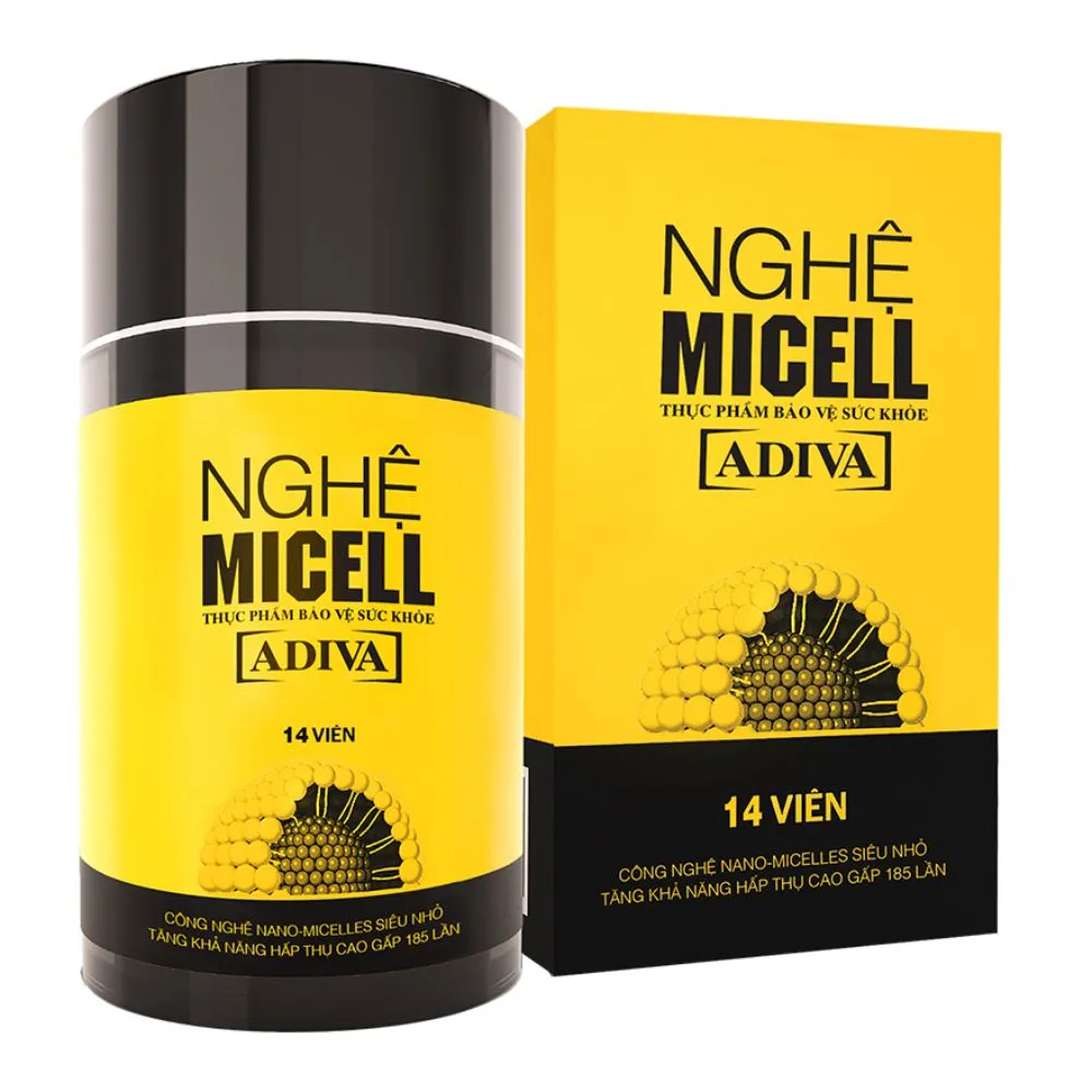 Thực phẩm bảo vệ sức khỏe Nghệ Micell Adiva (30 viên)