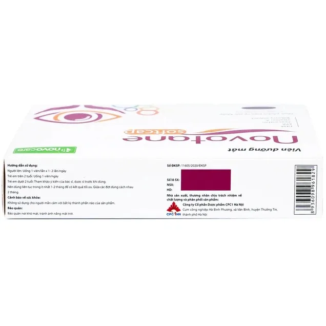 Viên uống Novotane Softcap Novocare bổ sung các thành phần dưỡng chất cho mắt DHA, EPA, Vitamin A (2 vỉ x 15 viên) 5