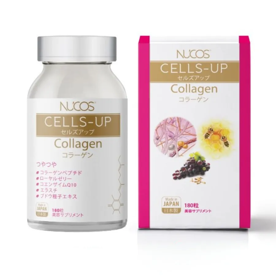 Viên uống Nucos Cell Up bổ sung collagen, ngăn ngừa lão hóa (180 viên) 2