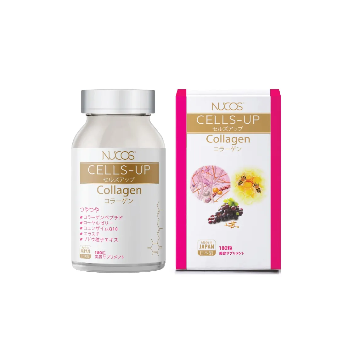 Viên uống Nucos Cell Up bổ sung collagen, ngăn ngừa lão hóa (180 viên) 3