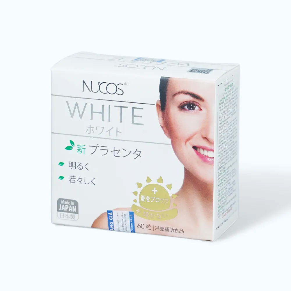 Viên uống Nucos White (hộp 60 viên) giảm thâm nám, giúp da sáng khỏe 3