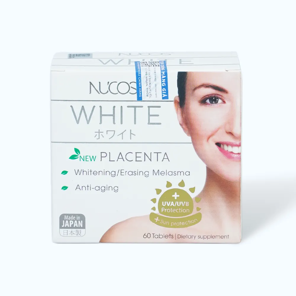 Viên uống Nucos White (hộp 60 viên) giảm thâm nám, giúp da sáng khỏe 5