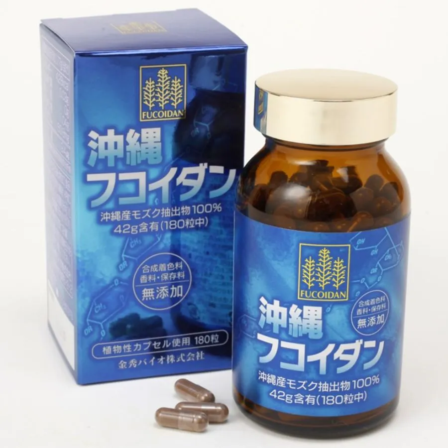 Viên uống Okinawa Fucoidan hỗ trợ, chống ung thư 180 viên