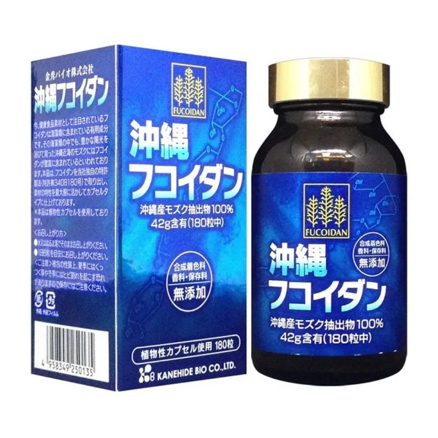 Viên uống Okinawa Fucoidan hỗ trợ, chống ung thư 180 viên 3