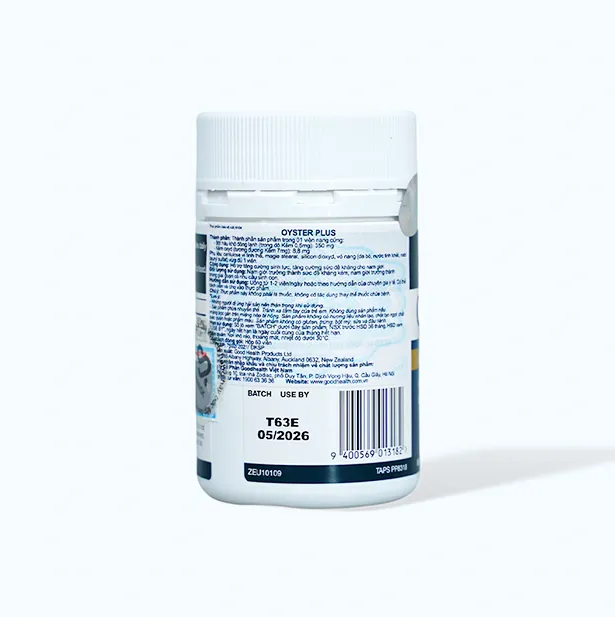Tinh chất hàu Oyster Plus Goodhealth (60 viên) giúp tăng sinh lý nam giới 4