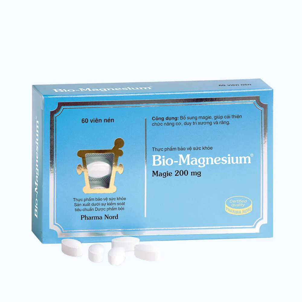 Viên uống Pharma Nord Bio-Magnesium giúp bảo vệ sức khoẻ  (Hộp 60 Viên) 2