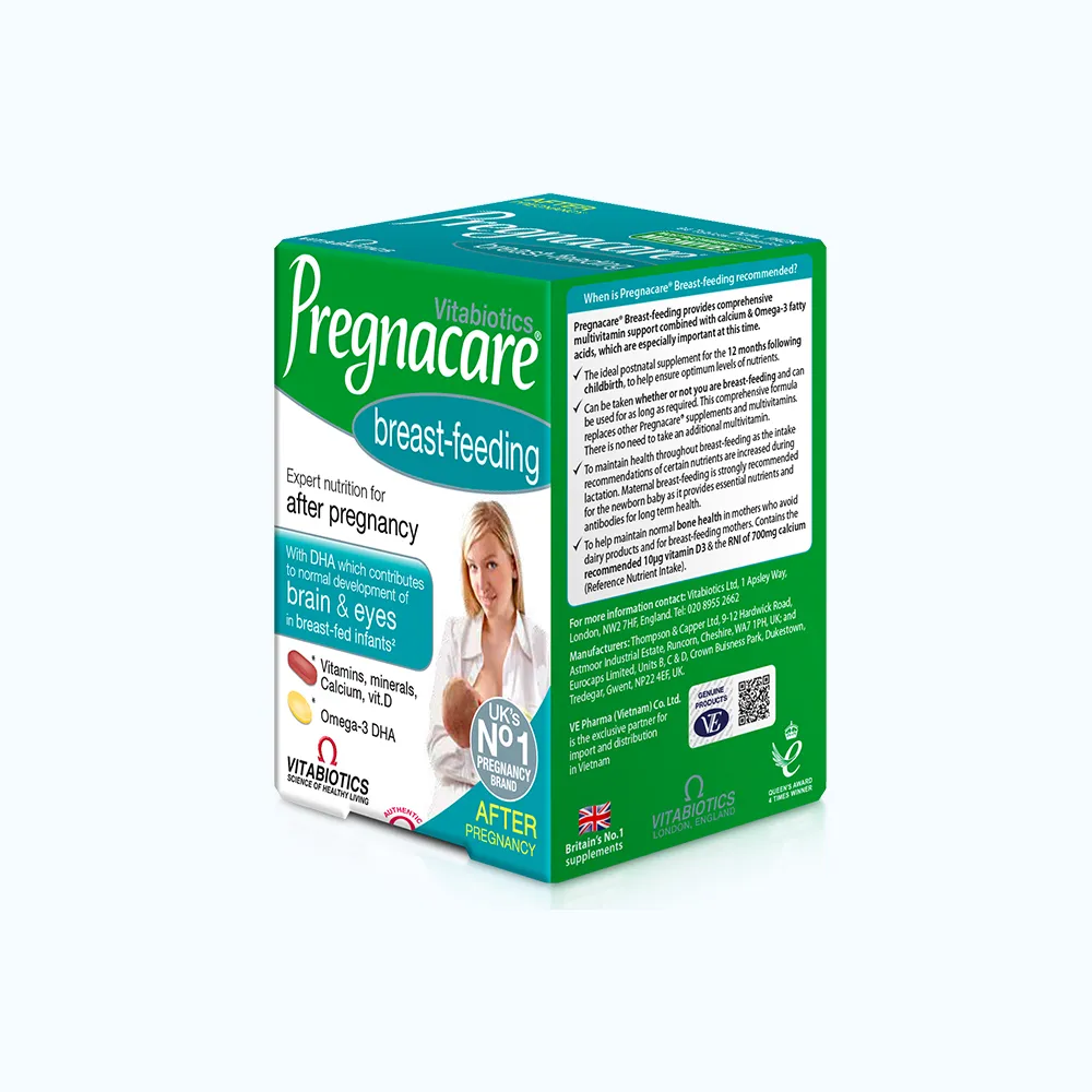 Viên uống Pregnacare Breast-feeding (hộp 84 viên) bổ sung vitamin và khoáng chất 2