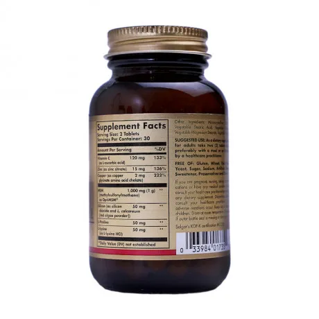 Viên uống Solgar Hair Skin Nails (Lọ 60 viên) hỗ trợ dưỡng tóc, da, móng 2