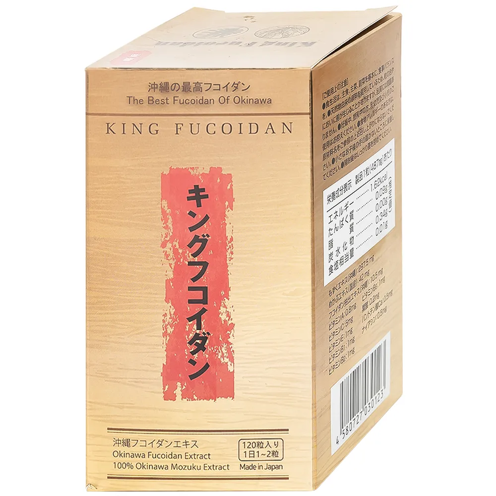 King Fucoidan Jpanwell Hỗ trợ tăng cường sức đề kháng, bảo vệ gan và chống lão hóa 6
