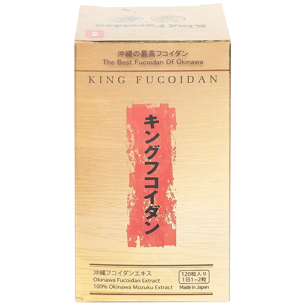 King Fucoidan Jpanwell Hỗ trợ tăng cường sức đề kháng, bảo vệ gan và chống lão hóa 7
