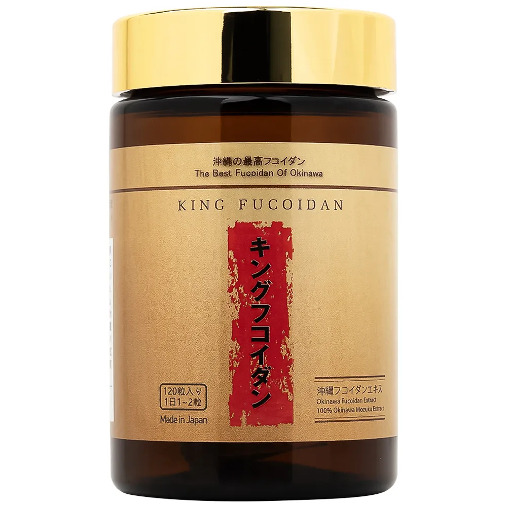 King Fucoidan Jpanwell Hỗ trợ tăng cường sức đề kháng, bảo vệ gan và chống lão hóa 10