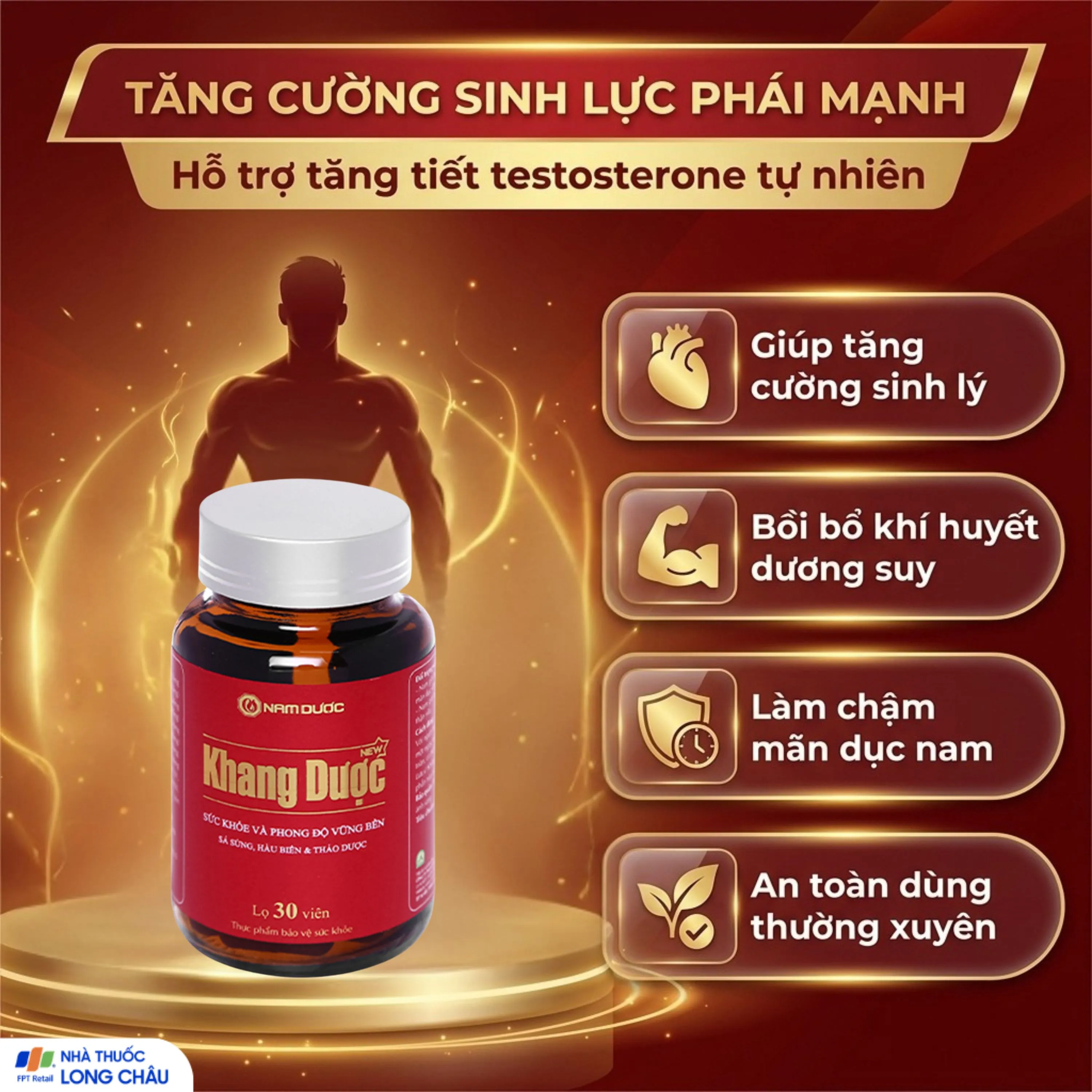 Thực phẩm bảo vệ sức khỏe Khang Dược (30 viên) 3