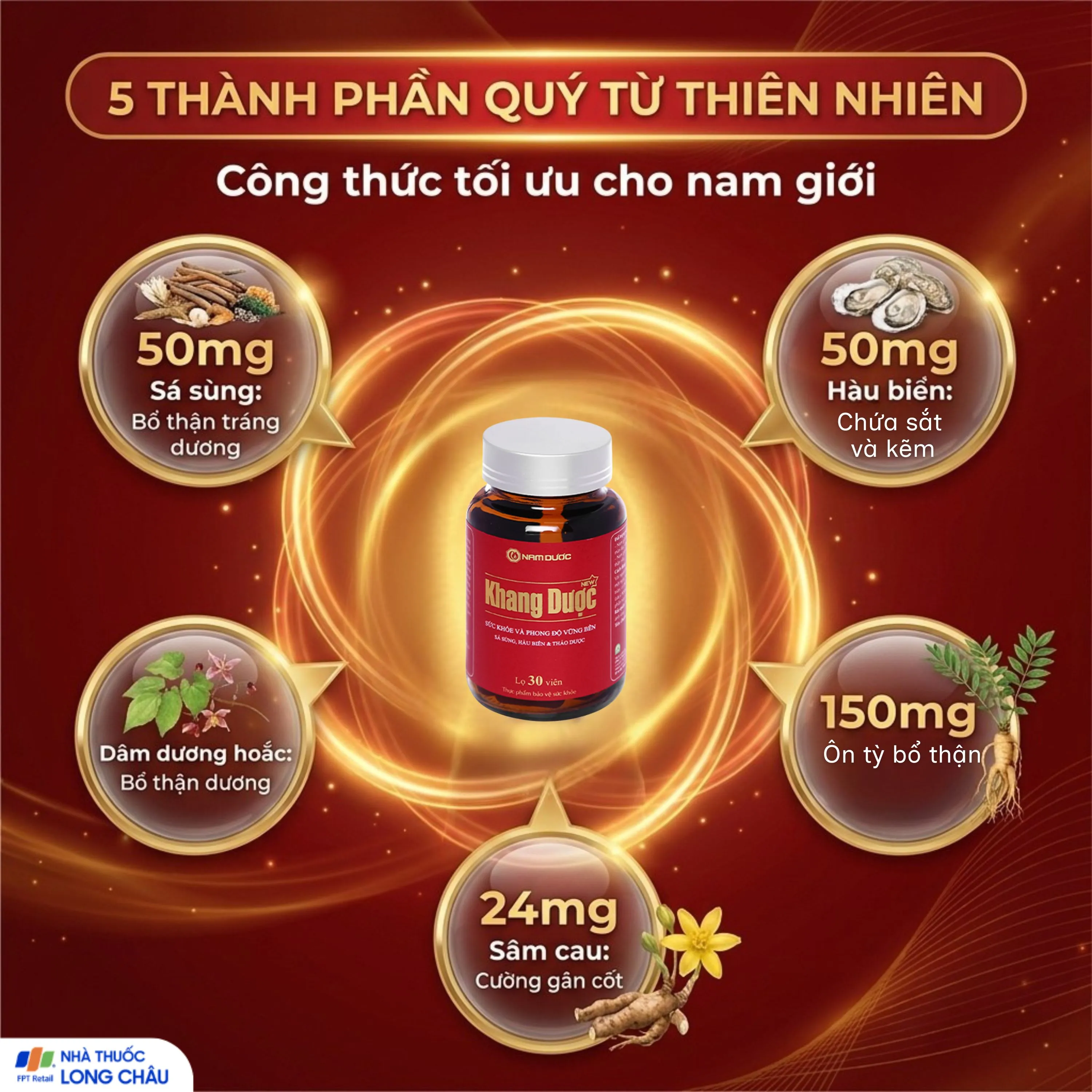 Thực phẩm bảo vệ sức khỏe Khang Dược (30 viên) 4