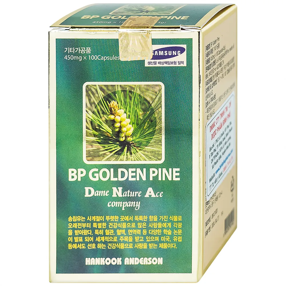 Thực phẩm bảo vệ sức khỏe BP Golden Pine (100 viên) 8