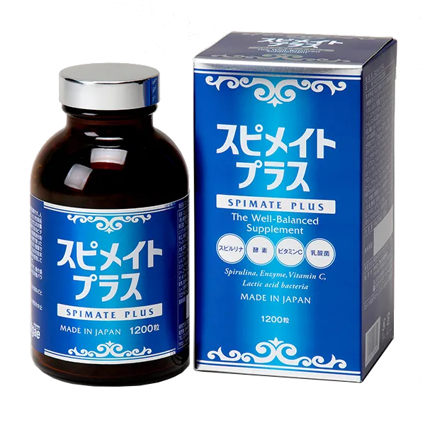Viên uống tảo xoắn spirulina bảo vệ sức khoẻ Spimate Plus 1200 viên