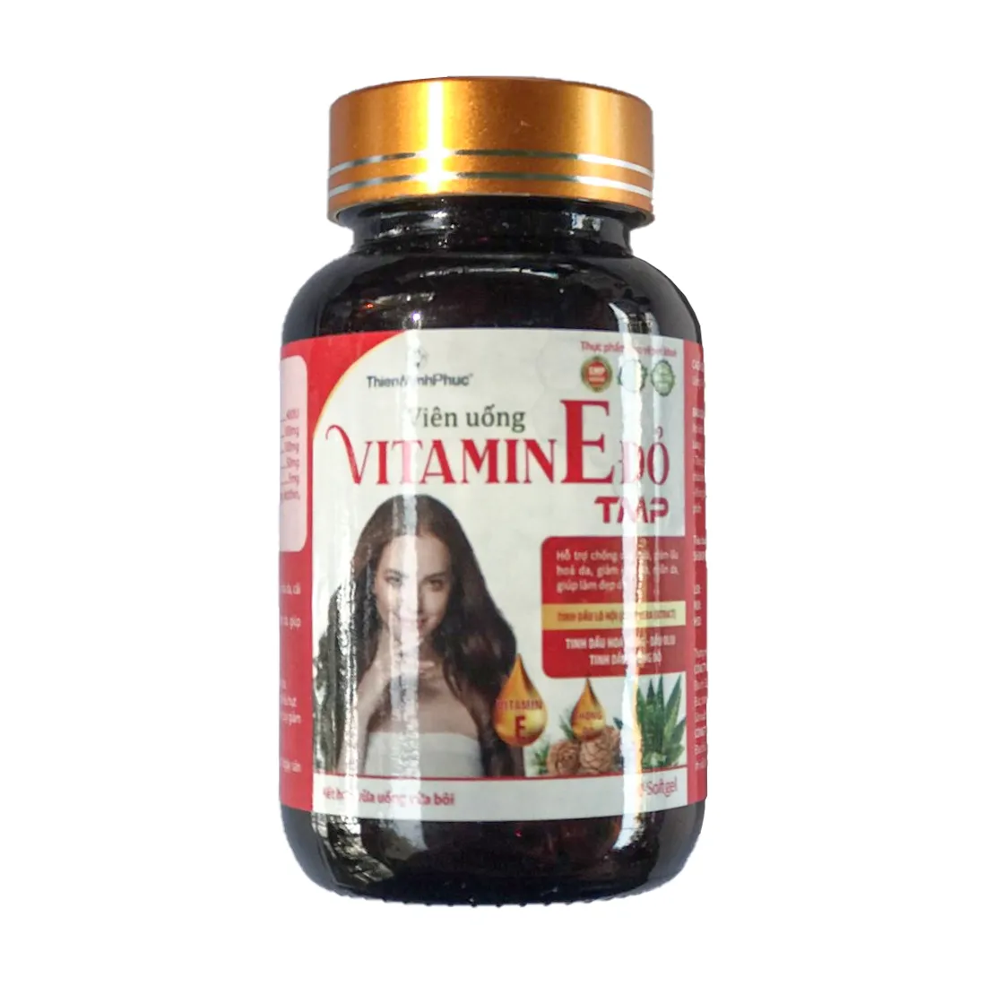 Viên uống TMP Vitamin E Đỏ (Hộp 30 viên) giúp làm đẹp da, chống lão hóa 4