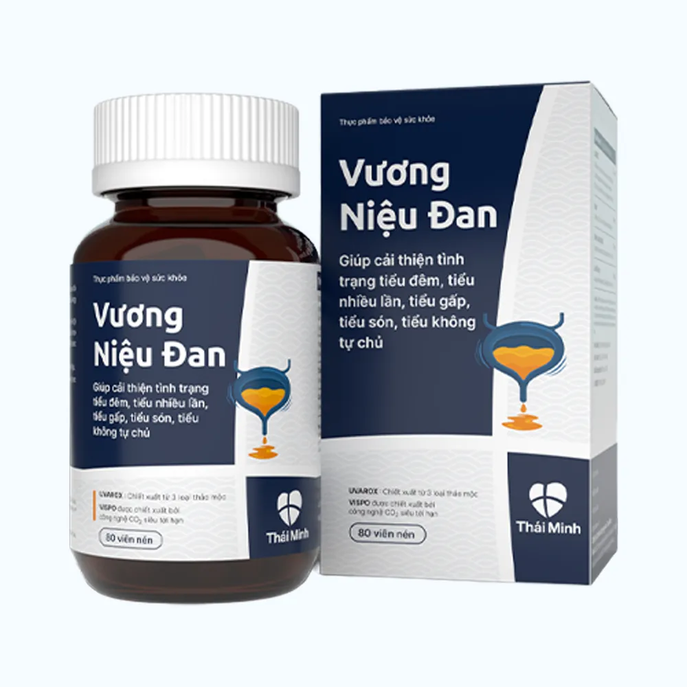 VIÊN UỐNG GIẢM TIỂU ĐÊM VƯƠNG NIỆU ĐAN THÁI MINH 2X10