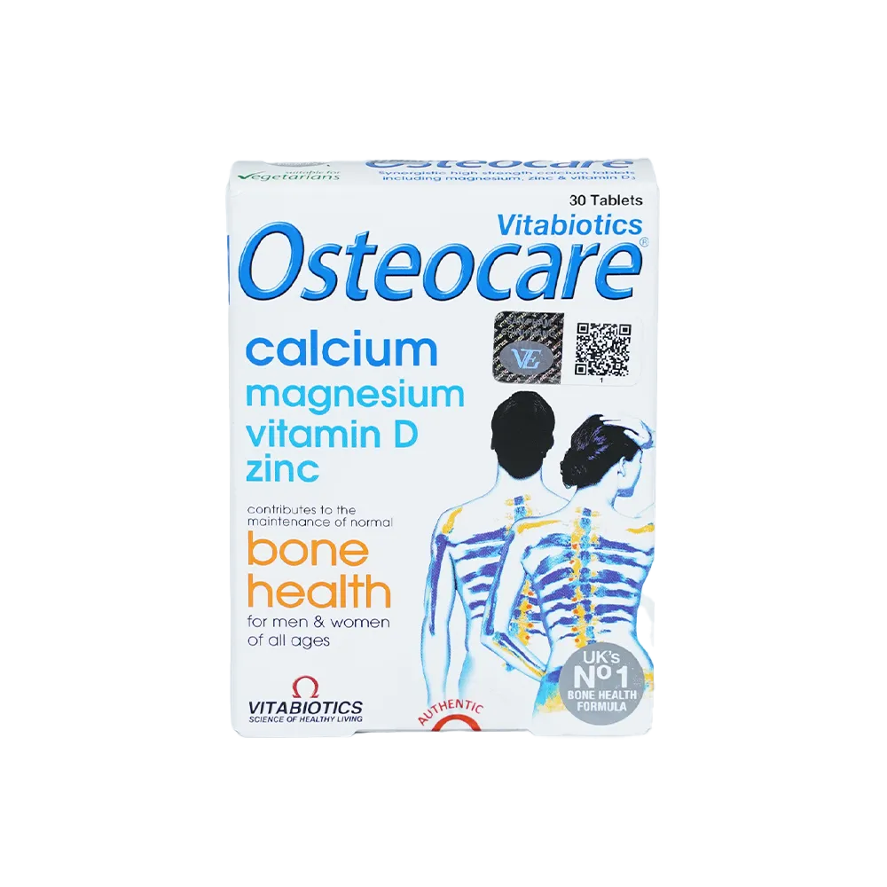 Viên uống Vitabiotics Osteocare (Hộp 30 viên) giúp hỗ trợ xương chắc khỏe