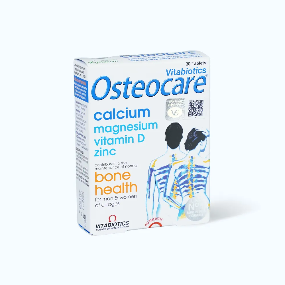 Viên uống Vitabiotics Osteocare (Hộp 30 viên) giúp hỗ trợ xương chắc khỏe 3