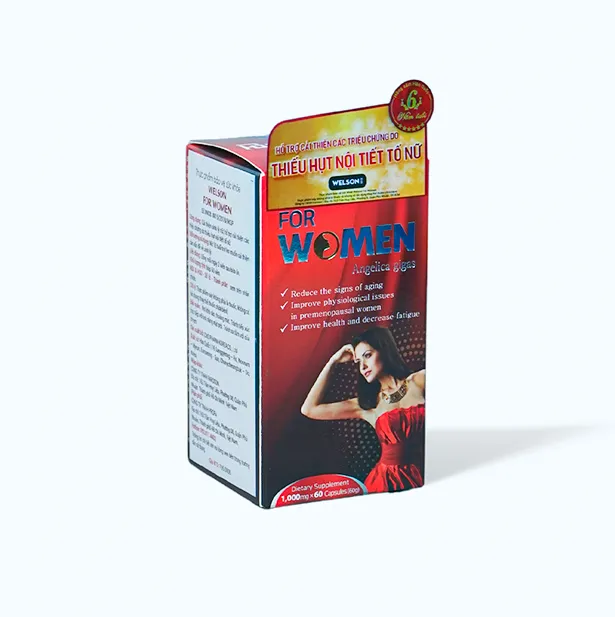 Viên uống Welson For Women (Lọ 60 viên) giúp tăng cường sinh lý nữ giới 2