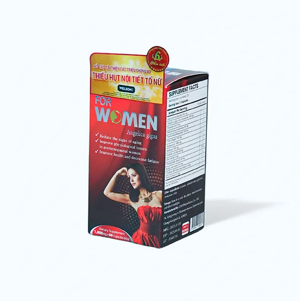 Viên uống Welson For Women (Lọ 60 viên) giúp tăng cường sinh lý nữ giới 3