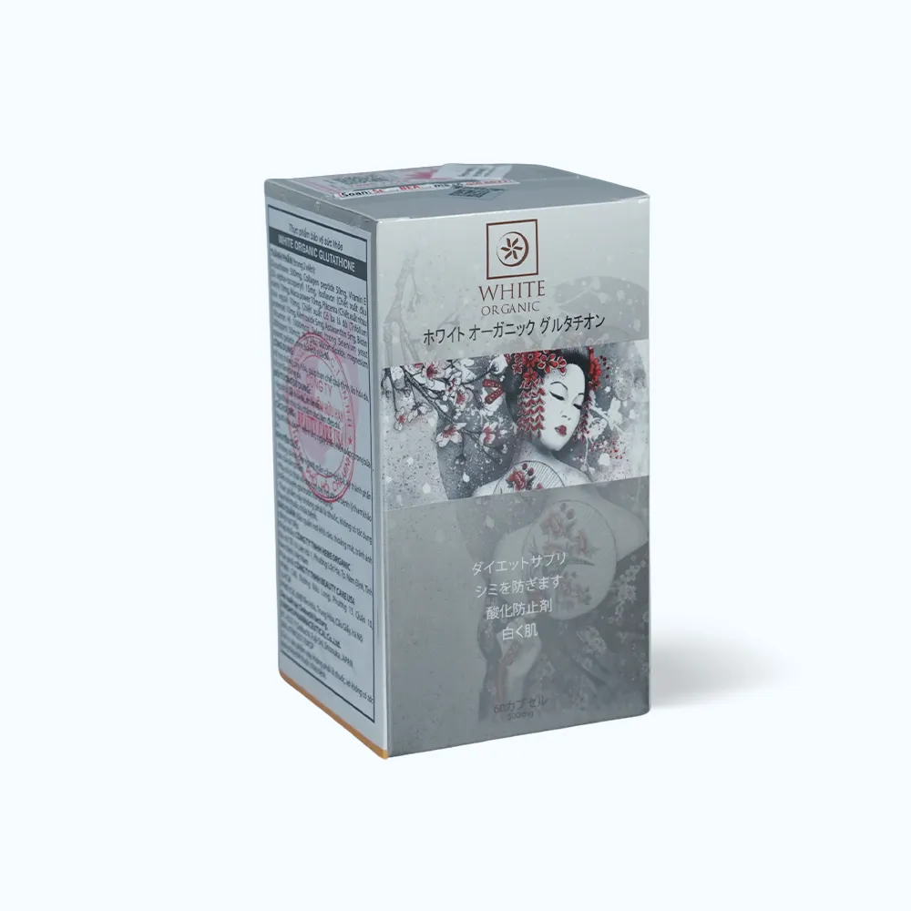 Viên uống White Organic Glutathione (hộp 60 viên) hỗ trợ sáng da, mờ vết thâm 2
