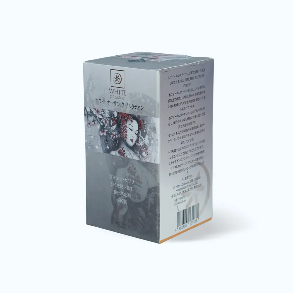 Viên uống White Organic Glutathione (hộp 60 viên) hỗ trợ sáng da, mờ vết thâm 3