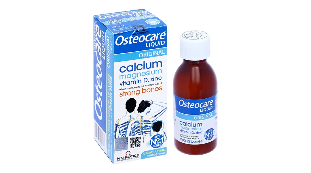 SIRO GIÚP XƯƠNG CHẮC XƯƠNG OSTEOCARE LIQUID VITABIOTICS 200ML 2