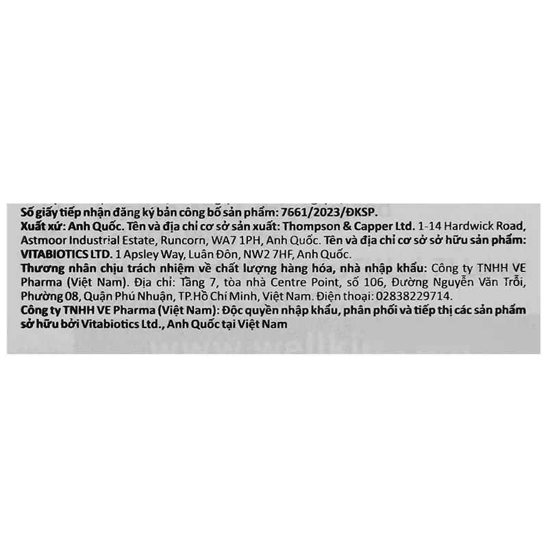 Vitabiotics Wellkid Multi-Vitamin Smart Chewable hỗ trợ tăng cường sức khỏe hộp 30 viên 14