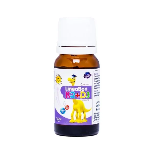 Vitamin tăng trưởng chiều cao Lineabon K2 + D3 Chai 10Ml 2