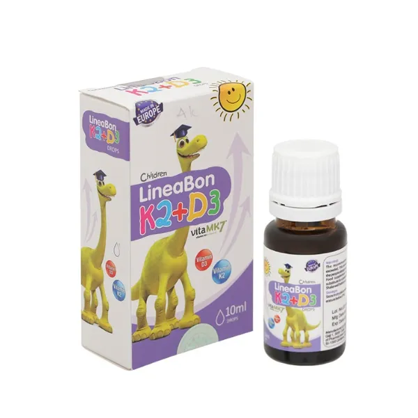Vitamin tăng trưởng chiều cao Lineabon K2 + D3 Chai 10Ml 3