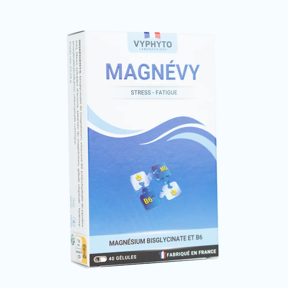VYPHYTO MAGNEVY Bổ Sung Magnesium Bisglycinate Và B6 (Hộp 40 Viên) 2