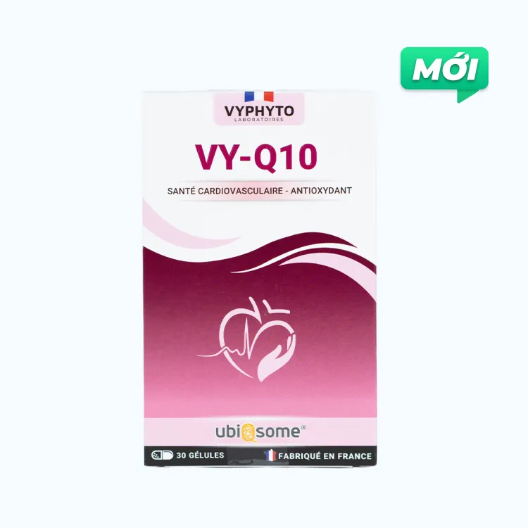 VYPHYTO VY-Q10 Hỗ Trợ Sức Khỏe Tim Mạch (Hộp 30 Viên)