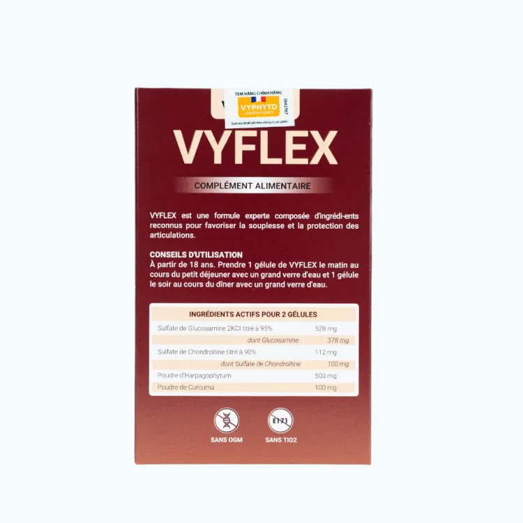 VYPHYTO VYFLEX Hỗ Trợ Chức Năng Xương Khớp (Hộp 30 Viên) 3