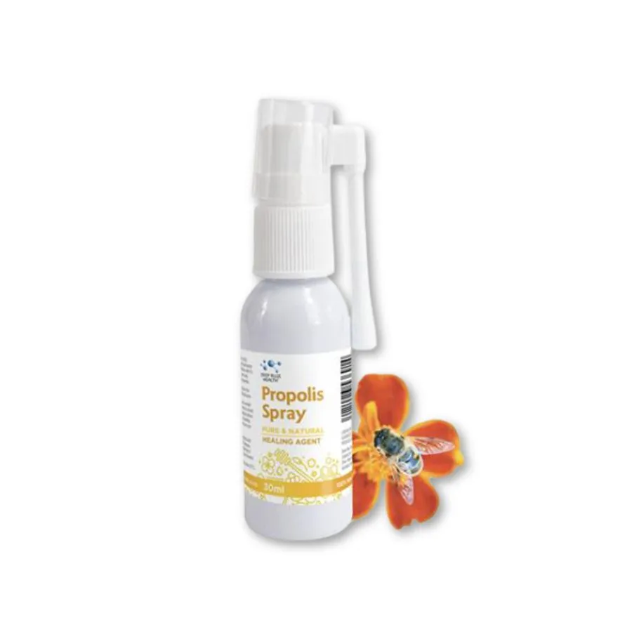 Xịt họng Deep Blue Health Propolis Spray keo ong hỗ trợ giảm đau họng, viêm họng (30ml)
