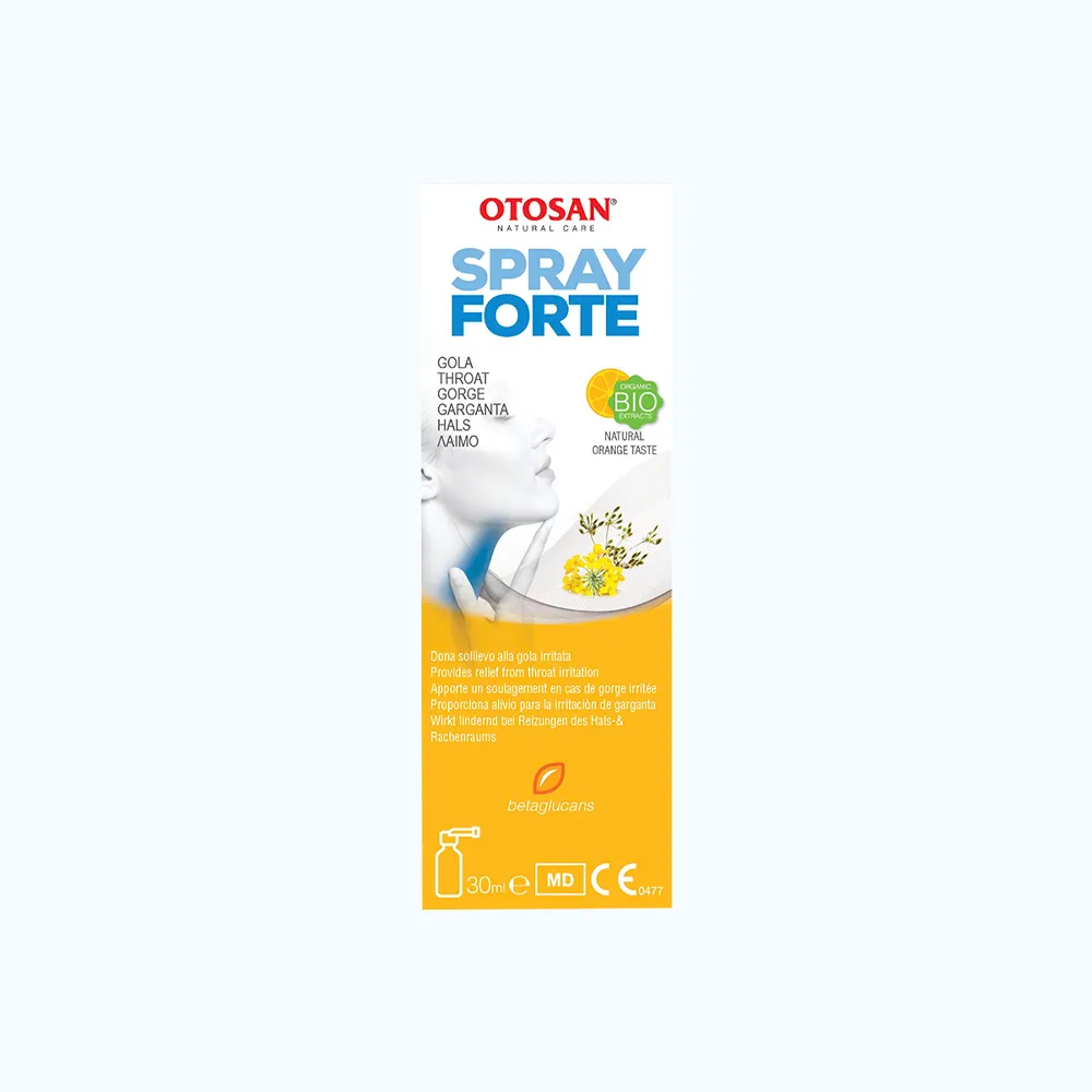 Xịt họng Otosan Throat Spray Forte giảm đau họng, rát họng chai 30ml
