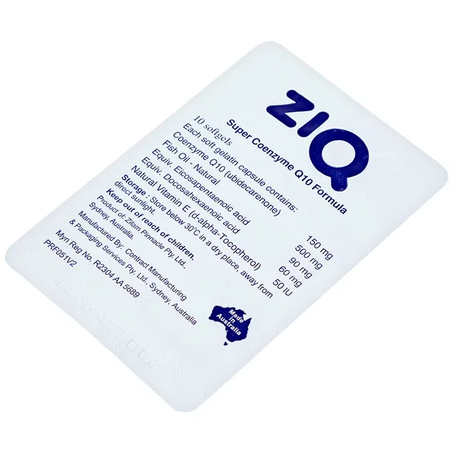 Zi-Q10: Viên uống hỗ trợ hạn chế quá trình lão hoá và giúp giảm nguy cơ tim mạch do xơ vữa động mạch (10 viên) 6